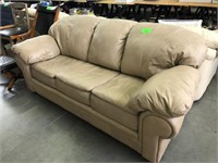 TAN LEATHER COUCH