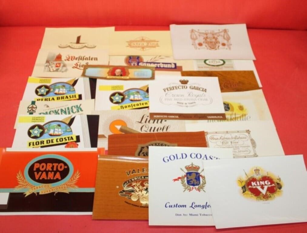 Group of Cigar Labels