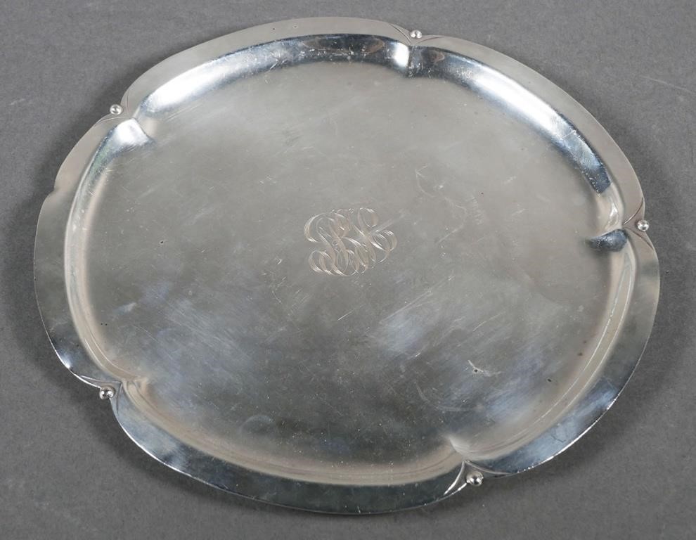 Vintage CELLINI CRAFT Sterling Tray 13 ozt