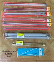 Assortment of Knitting Needles