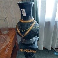 Pedestal and Matching Vase