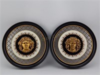 Pair of Classical Round Wall Décor.W&J Sloane