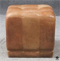 Whalen Furniture Mfg Inc Square Leather Ottoman