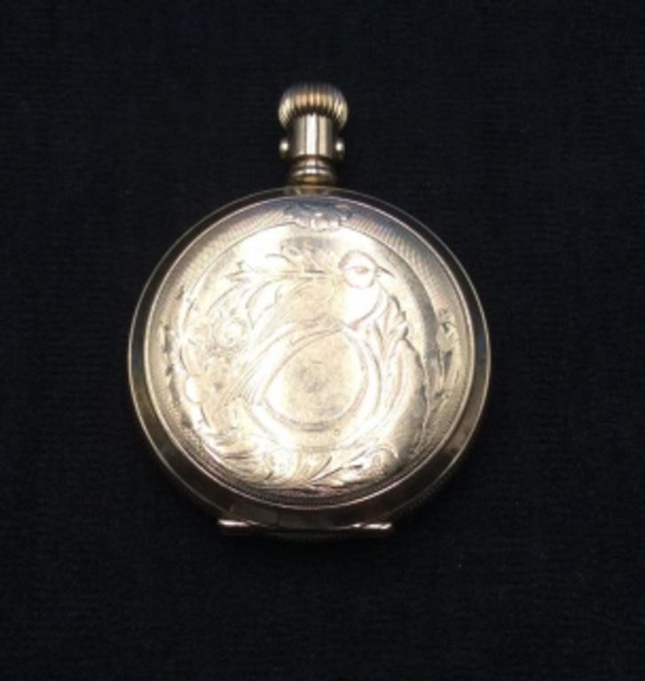 Antique Elgin 14 K Gold Filled Pocket Watch