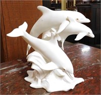 Lenox "Dance of the Dolphins" Porcelain Figurine.