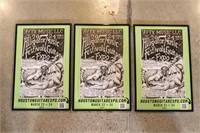 SET OF 3 ORIGINAL HAND DRAWN POSTERS