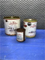 Three vintage syrup cans  (at#15b)