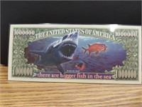Bigger fish in the sea banknote