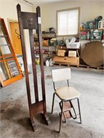 Metal Counter Stool with Foot Rests - 33" T and