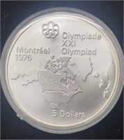 Canadian 1976 Montreal Olympiad $5 coin