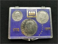 1976 Bicentennial Dollar, Half Dollar & Quarter
