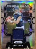 Will Levis 2023 Prizm Rookie Gear Silver Patch