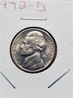 BU 1972-D Jefferson Nickel