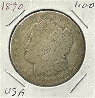 USA 1890 O Morgan Silver Dollar!