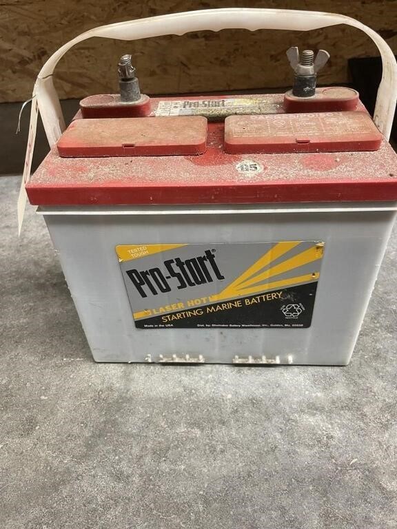 Pro Start Marine Battery