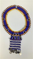 African Massai Beaded Collar Necklace