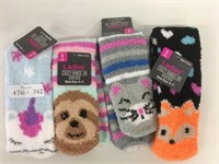 4 Pairs Ladies Cozy Knee-Hi Socks