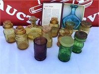 (12) Mixed Wheaton Glass Bottles Lot