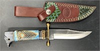 Chipaway Cutlery Hunting Knife w Decorative Sheath