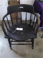 Painted Oak Captains Chair