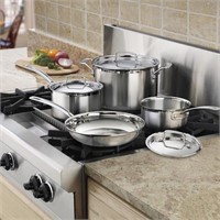 $219 Cuisinart MultiClad Pro 7-Piece Stainless Set