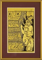 1967 Chuck Berry Signed Grateful Dead Postcard