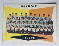 1960 Topps* Baseball #72 Detroit Tigers Team
