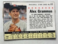 1961 Post Baseball #177 Alex Grammas