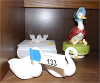 Mother Goose Music, Small Goose Figurines, Box