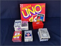 Uno, Yahtzee Flash And Playing Cards