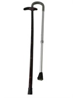 Derby Handle Folding Cane/Black Adjustable Cane