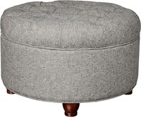 Homepop Home Decor | Large Button Tufted Woven