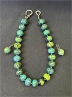 Vintage gem necklace & earrings