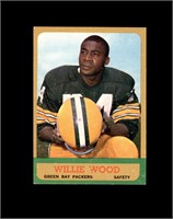 1963 Topps #95 Willie Wood EX to EX-MT+