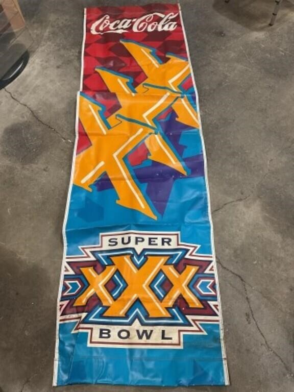 Coca Cola Super Bowl XXX Banner
