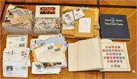 Box Lot of U.S. and Foreign Stamps