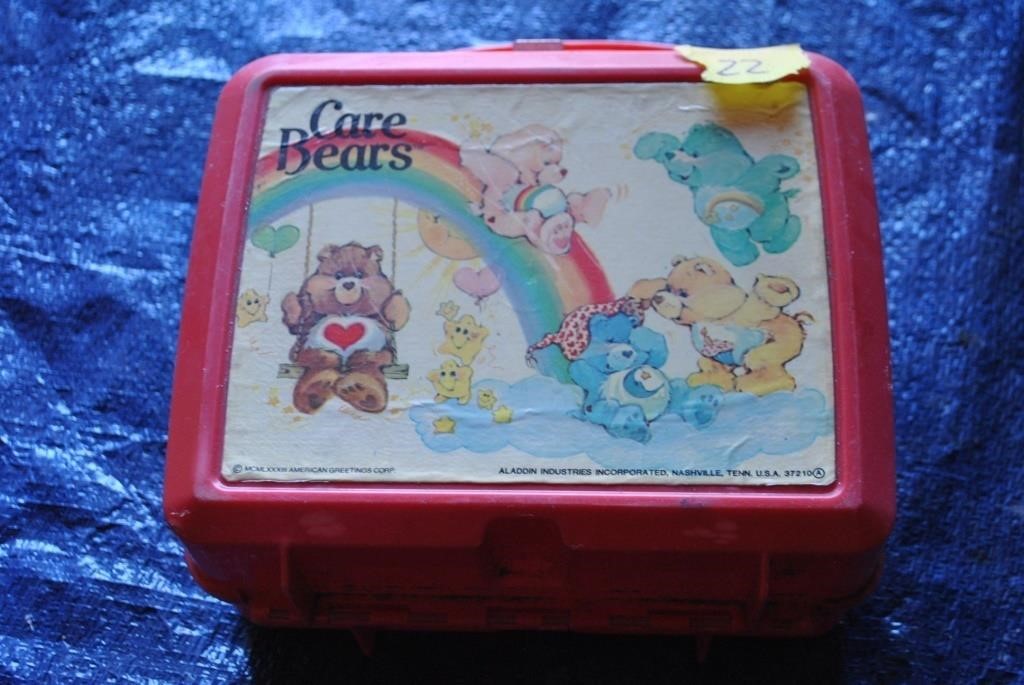 Care Bears plastic lunchbox no thermos