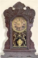 Gingerbread Shelf Clock, 22"H