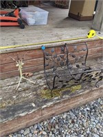 2 Decorative metal stands (Back Porch)