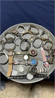 Tray lot misc. men’s & women’s watches, not tested