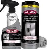 Sealed - Weiman Stainless Steel Cleaner Kit