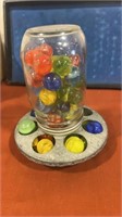 -feeder/waterer w shooter marbles