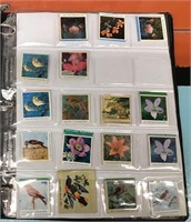 Vtg. matchbook covers (birds & flowers)