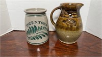 (2) PIECES OF THORNTOWN POTTERY