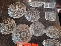 cut glass lot