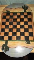 19”X 11” handmade checkerboard