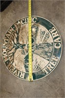 24" Round River Mountain Pacific Tree Care Sign