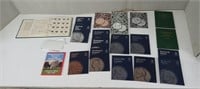 EMPTY COIN BOOKS-LINCOLN CENTS,QUARERS,DIMES ETC.