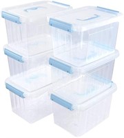 "As Is" Ponpong  Plastic Storage Bins & Lids