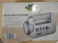 Dynamo Lantern with radio LED flashlight,